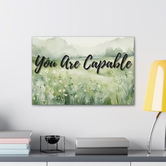 Empowering Canvas Print: Spread Positivity, Ideal  Decor & Gift, Stunning Gallery Wall Addition
