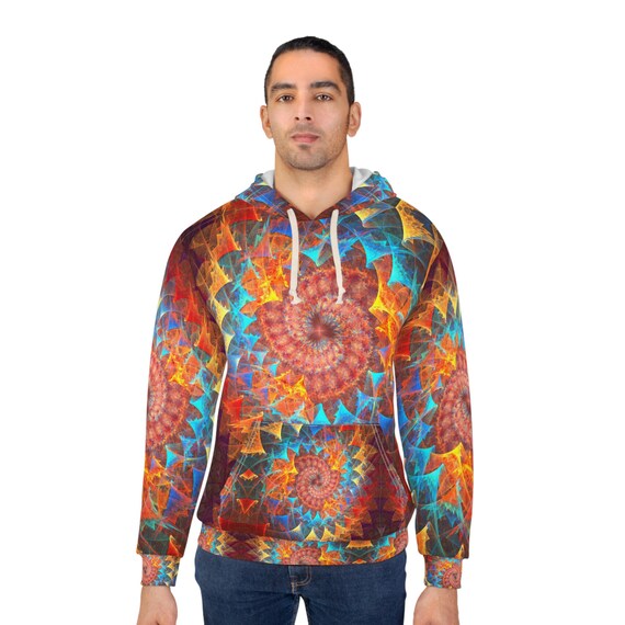 Artistic Spiral Pullover - Unique Gift for Art Lovers, Comfy Streetwear