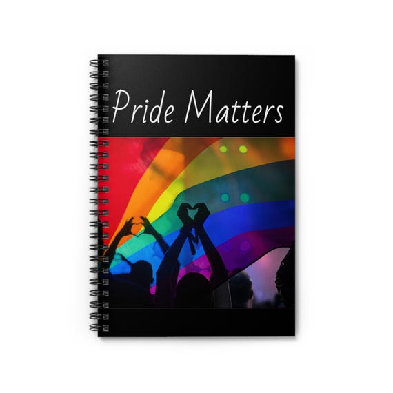 Empowering Pride Matters Notebook - Ruled Journal for Students, Colorful LGBTQ Gift for Inspiration
