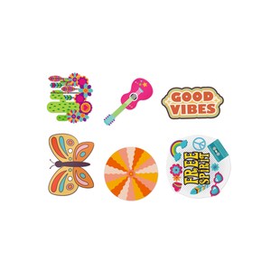 Spread Good Vibes with These Vibrant Die-Cut Stickers - Perfect Gift for the Creative Soul