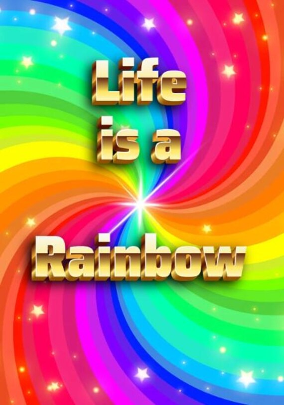 Brighten Your Day: Printable Rainbow Writing Journal with Mood-Boosting Prompts