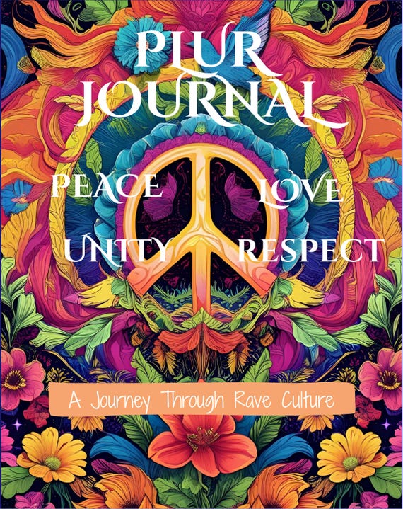 PLUR Journal: Your Tool for Manifesting Peace, Love, and Harmony - Downloadable Printable