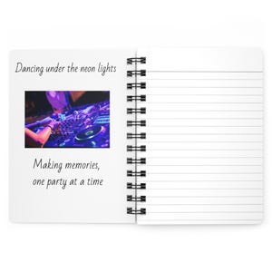 RAVE On - Neon Writing Pad for Bright Ideas - Colorful Planner and Rave Diary image 2