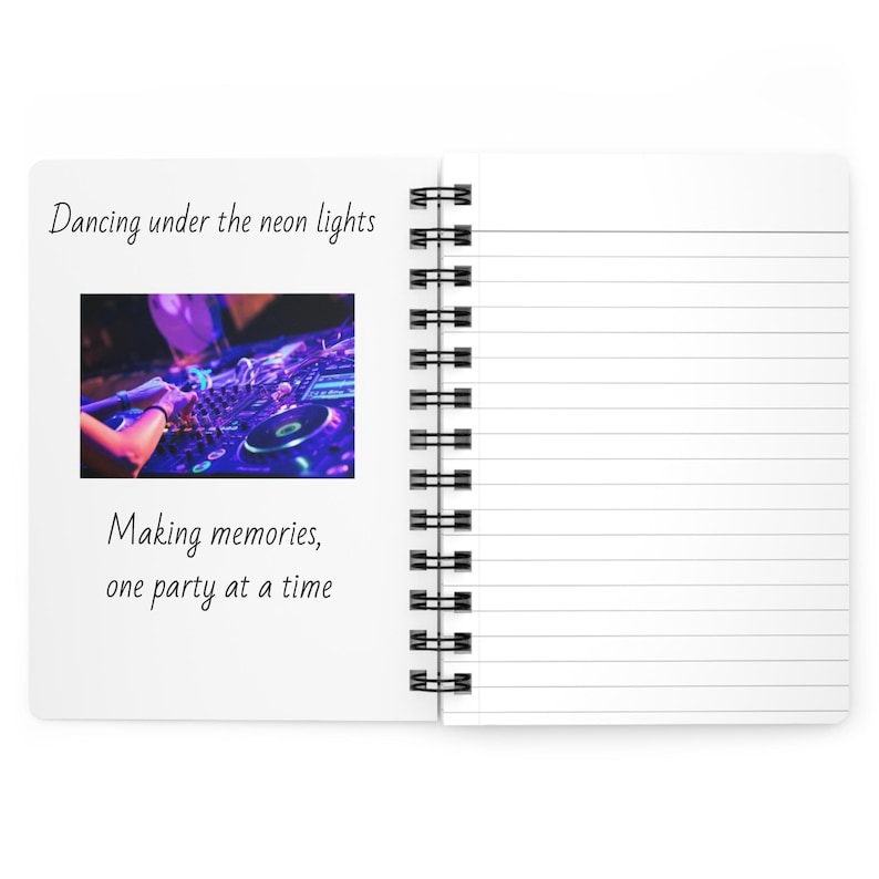 RAVE On - Neon Writing Pad for Bright Ideas - Colorful Planner and Rave Diary image 2
