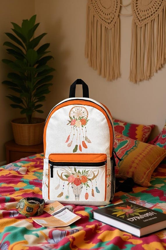 Trendy Hipster Backpack with Boho Vibes - Carry a Piece of the Dreamcatcher Spirit Everywhere You Go