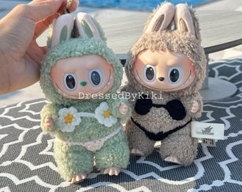 Crochet Bikini for Labubu | Labubu Outfit | Hand-Knit Doll Clothes