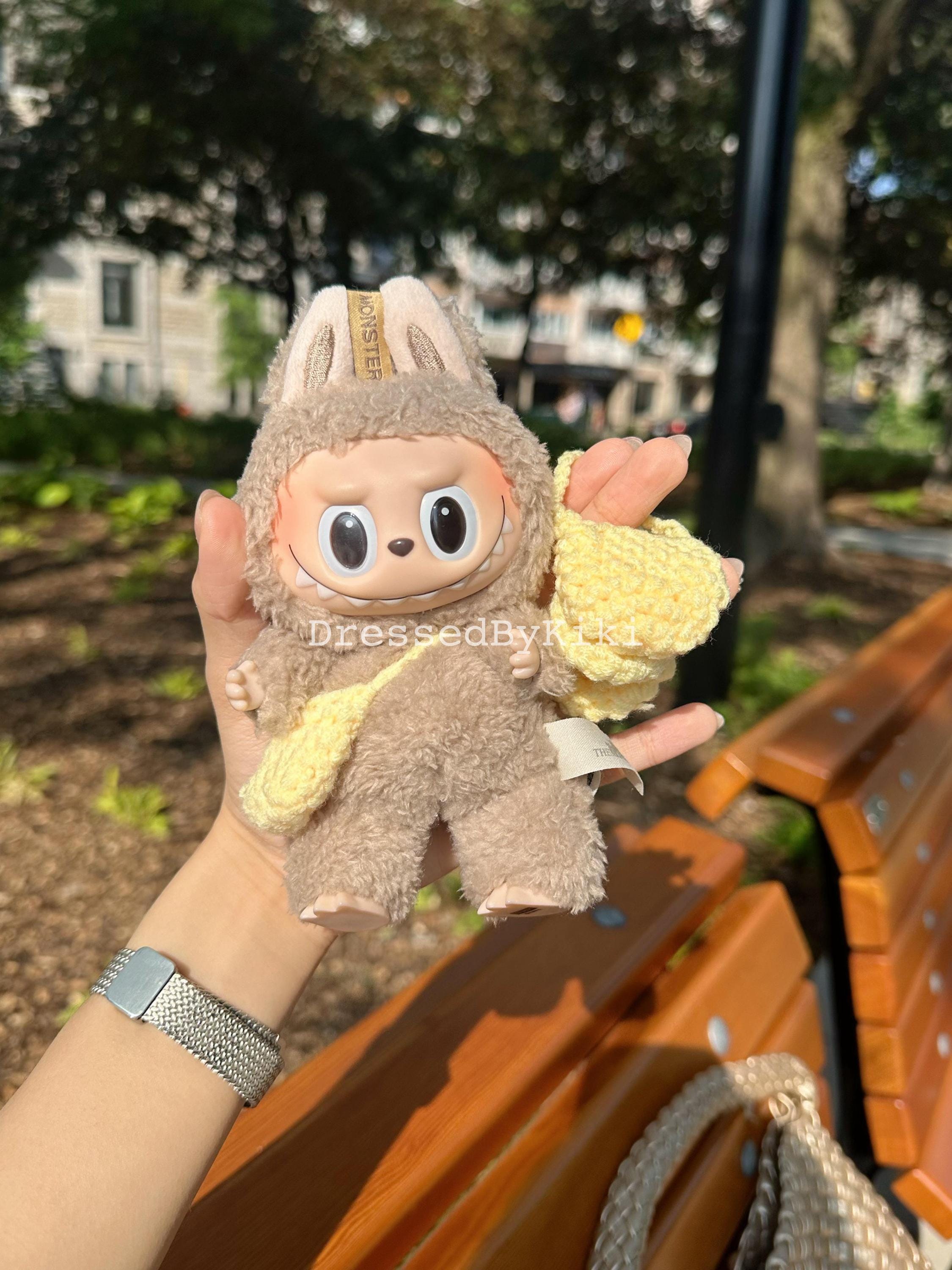 Handmade Crochet Bag for Labubu | Unique Doll Accessory | Knit Mini Bag for Figures | Cute Collectible Gift