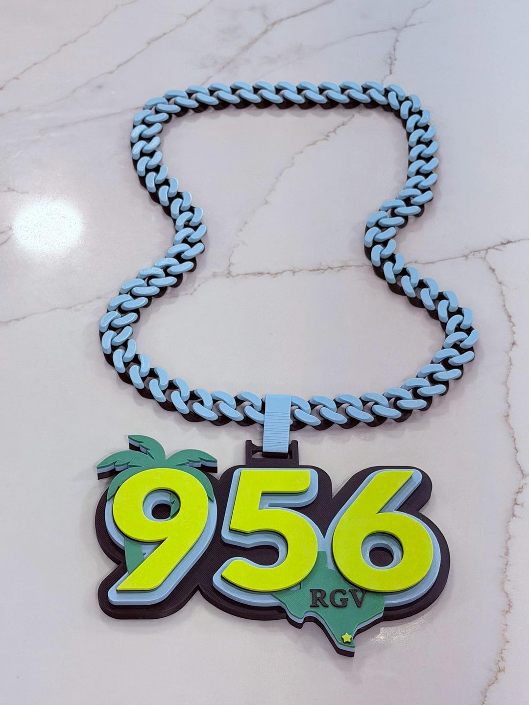 Emery R 956 Rgv 956 RGV Hype Chain - 3D Printed | Rio Grande Valley | RGV Pride | Palm ...