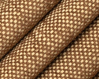Nutmeg Golden Brown Soft Chenille Performance Upholstery Fabric By The Yard Heavy Duty Textured Solid Cleanable Stain Resistant Made in USA
