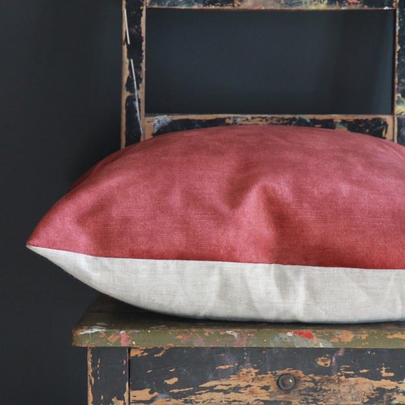 Dark Rose Velvet Pillow Cover Boho Dusky Red Cushion 18x18 Housewarming Gift for Her Maroon Textured Bedroom Accent Pillow Mauve Velvet
20x20, 18x18, 16x16, 12x20, 14x22, 16x 24, 14x36.
Velvet Lumber Pillow 
Velvet throw Cushion
Sofa Pillow
Velvet Bed Pillow