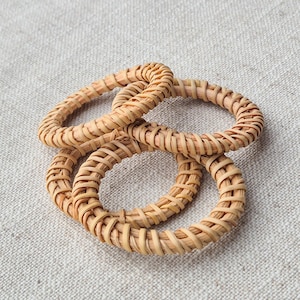 Narrow Rattan Napkin Rings
Wedding Napkin Rings
Boho Table Decor
Rattan Napkin Rings