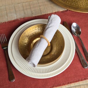 Rattan Napkin Rings Boho Wicker Napkin Ring Rattan Wedding Decor Table Settings Natural Cane Napkin Rings Modern Farmhouse Place Setting