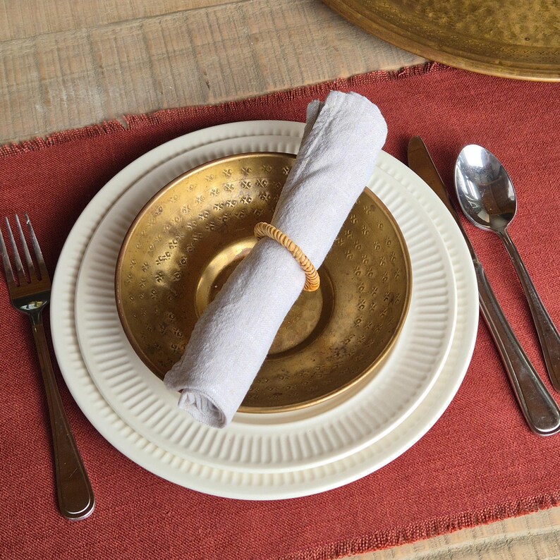 Rattan Napkin Rings Boho Wicker Napkin Ring Rattan Wedding Decor Table Settings Natural Cane Napkin Rings Modern Farmhouse Place Setting