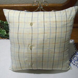 Pillow Cover - Clock Design - Vintage Fabric - Hand Embroidered bild 4