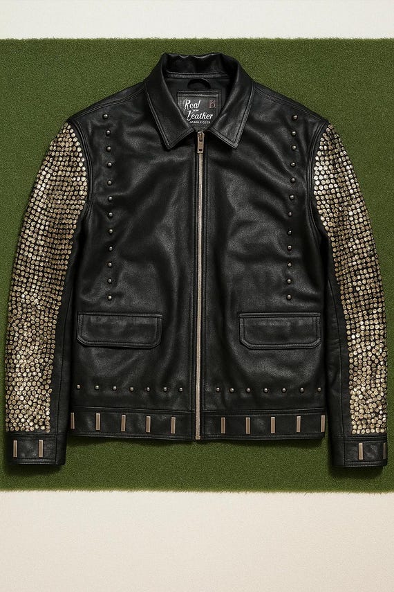 Men's Chris Jericho Light up WWE Jacket | LED Leather Cosplay