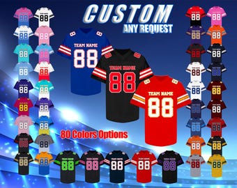 Camiseta de fútbol personalizada, camiseta de fútbol personalizada, cosida o impresa, nombre del equipo, número, camiseta de fútbol personalizada, regalo para fanáticos para hombres, mujeres y niños