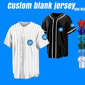 Custom Blank Baseball Jersey with Logo,Personalized blank stripes Shirt,Baseball Couple Jersey for Men Women Youth Christmas gift