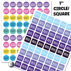 Simple Matte Labels- Dishwasher Safe- Waterproof- Name Labels- Name Stickers- School Supply Labels - Daycare Labels - Personalized Labels