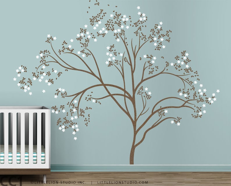 Blossom Tree Extra Large Wall Decal Japanese Cherry Blossom Etsy