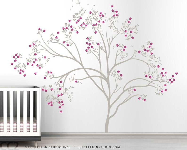 Blossom Tree Extra Large Wall Decal Japanese Cherry Blossom Etsy