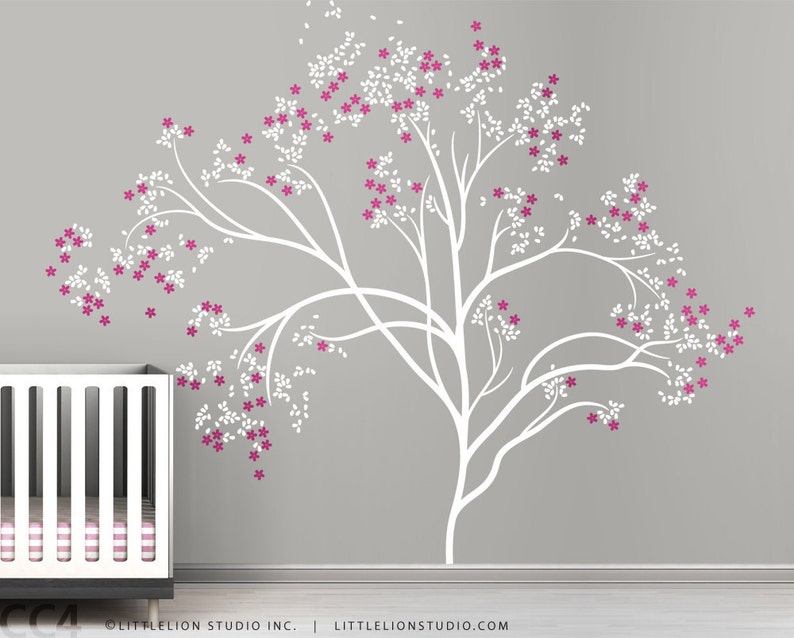 Blossom Tree Extra Large Wall Decal Japanese Cherry Blossom Etsy