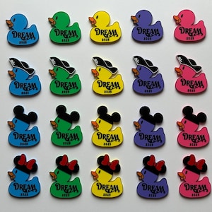 Personalized Disney Dream Cruise Duck Magnets (12) - Pixie Dust Gifts - Fish Extenders - 4 Styles & 5 Colors