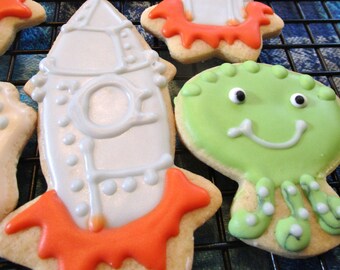 Space Aliens and Rocket Cookies