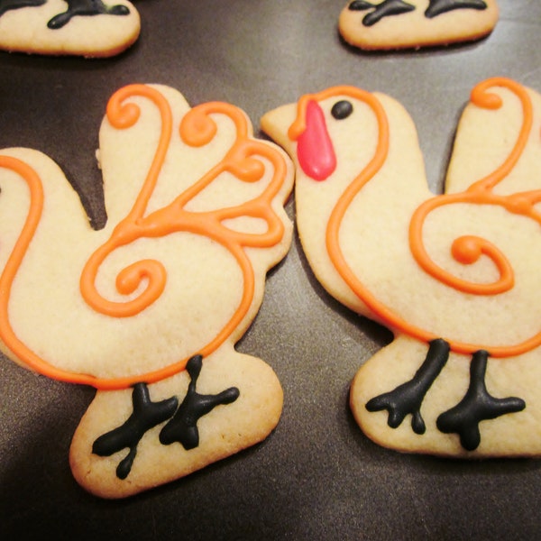 Thanksgiving Turkey Cookies  (shipped)