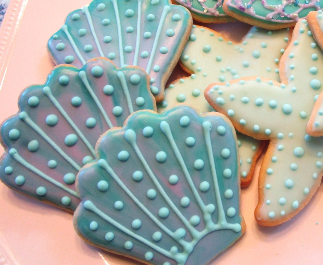 Seashells Cookies - Etsy