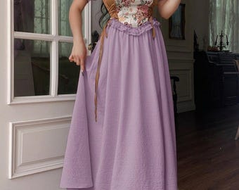 Medieval Princess Dress, Women&#39;s Fantasy Costume, Cottagecore Dress, Renaissance  Gown, Dress For Her, Medieval Inspired Lace-up Dress