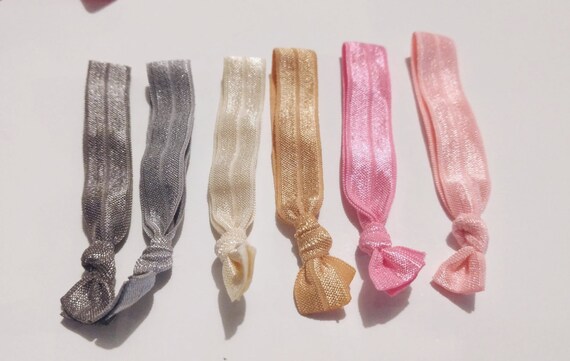 Elastic Knotted Hair Ties Knotted Hair Ties Hair Ties Etsy
