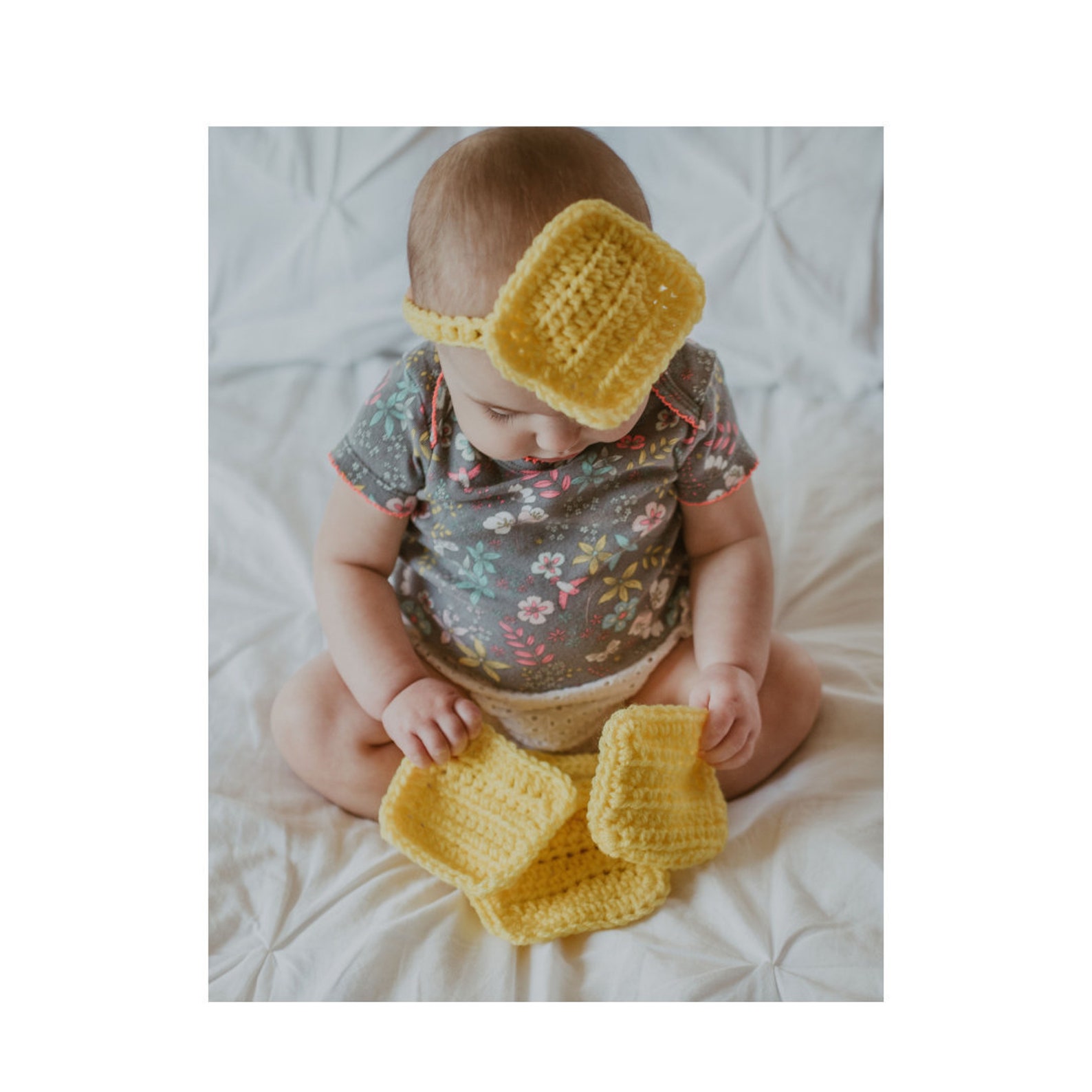 Cheese slice Headband Cheese for baby for new parents Etsy