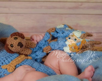 Dachshund Puppy dog Lovey Toy-Baby Blanket toy, Lovey doll, Newborn snuggle toy, doggy, puppy dog, baby boy gifts, Baby shower gift, newborn