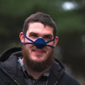 Nose warmer,  crochet nose warmer, lots of colors available, Adult nose warmer,  Red nose warmer, funny gifts, Blue Nose