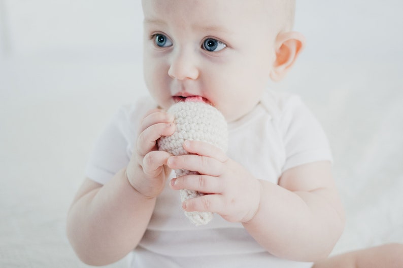 Crochet Boob Rattle Baby Rattle Breast Rattle Breastfeeding Etsy
