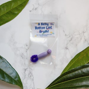 Belly button lint brush, funny gifts, gag gift, for the person who has everything, adult humor, dad gift, boss gift, teacher gift image 8