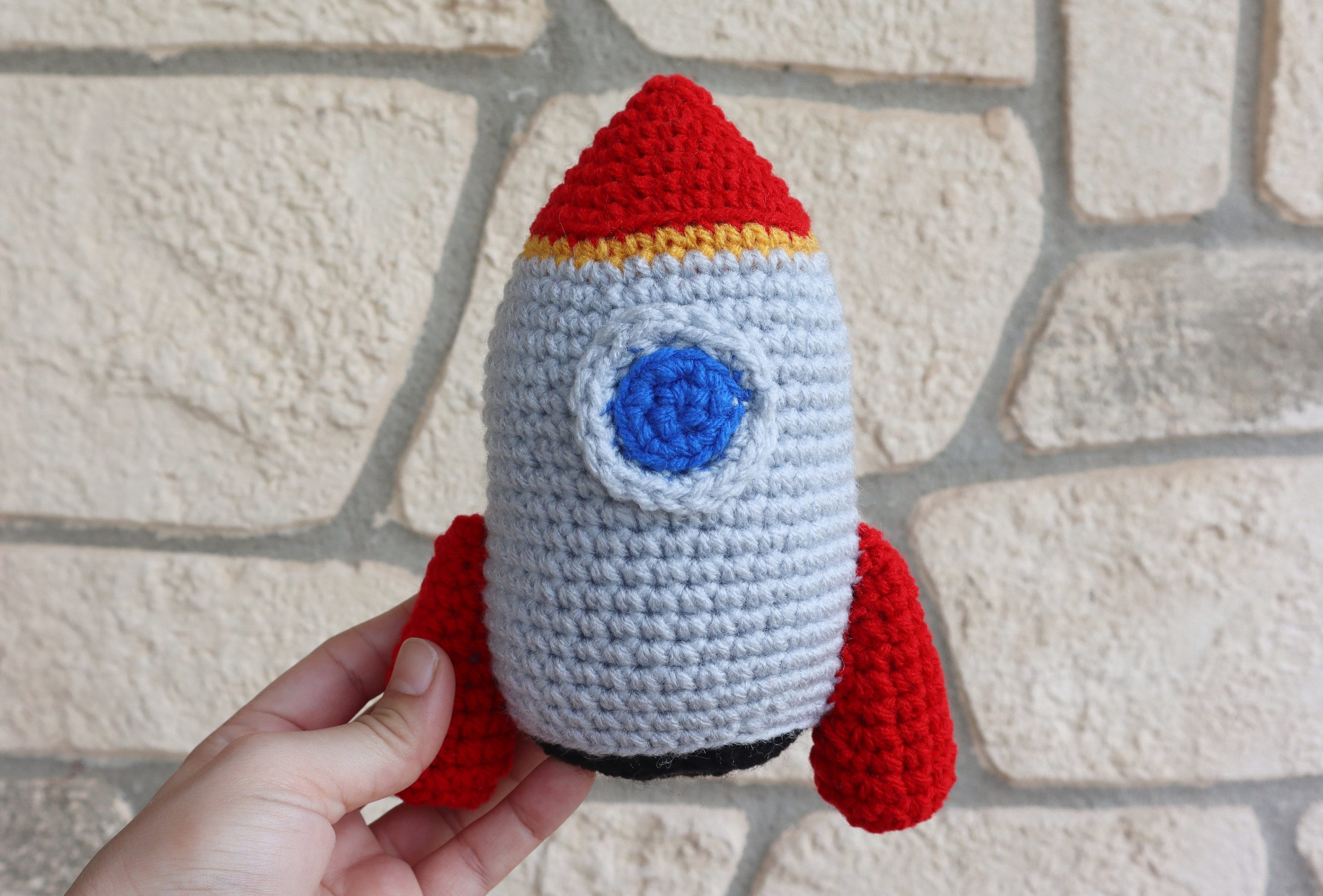 Rocket Ship Crochet Rocket Space Rocket Astronaut Car - Etsy