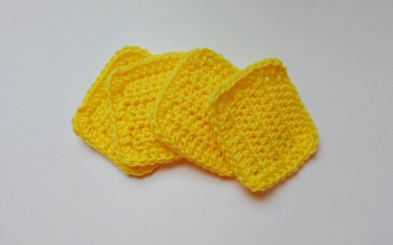 for new parents Cheese for baby multi-use crochet squares funny gifts wash cloth cup coasters crochet cheese Cheese slice Headband