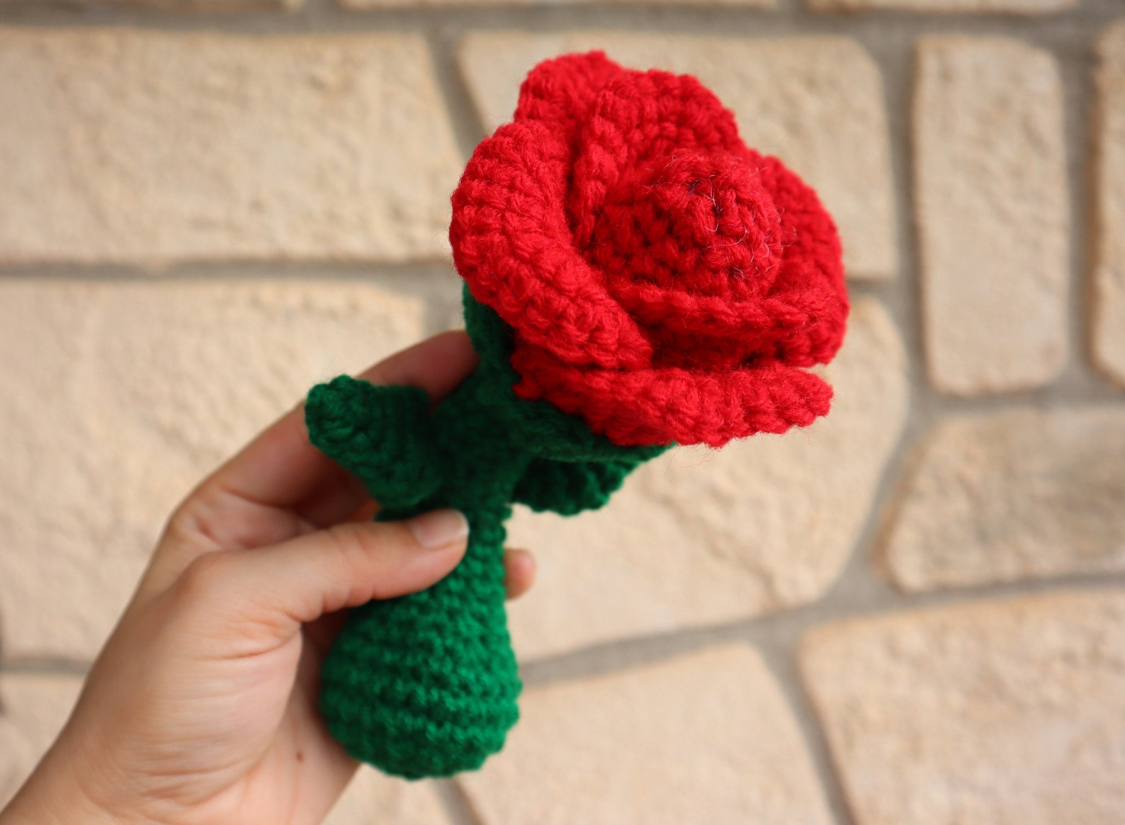 Rose Rattle Crochet Rose Rattle, Flower Rattle, Rose Amigurumi, Baby Rattles ...