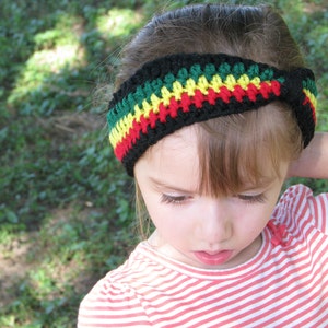 Rasta Headband, Crochet Turban Headband, Multi-Color Head band, Baby to Adult Headbands, Hair Accessories, Statement Piece