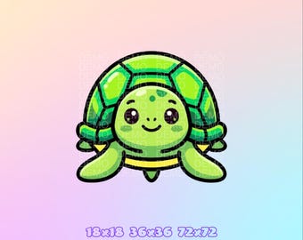 Channel points icon | Emote | Turtle| Twitch Kick | Digital Download.