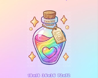 Channel points icon | Emote | Potion | Twitch Kick | Digital Download.