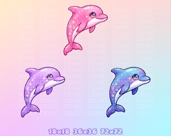Dolphin Twitch channel points icon | Emotes | Twitch, kick | Digital Download.
