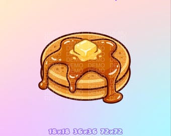 Channel points icon | Emote | Pancake | Twitch Kick | Digital Download.