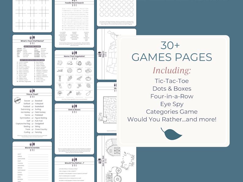 Travel Entertainment Kit Restaurant Activities Bundle Digital Download Printable Format Kids Busy Book Collection Family Dining Helper Children Engagement Tools Mealtime Boredom Buster Portable Activity Pack Vacation Entertainment Solution