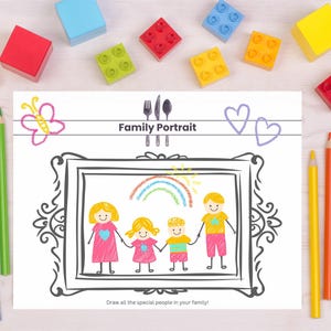 Restaurant Activity Bundle Digital Download Printable Activities Kids Busy Book Dinner Games Family Entertainment Travel Kit Children Party image 8