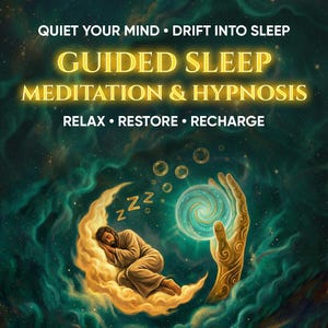 Audio de meditación guiada para dormir e hipnosis: relajación guiada, alivio del estrés y mejor descanso / Mind Mastery™