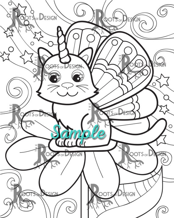 Top Unicat Coloring Pages - black wallpaper