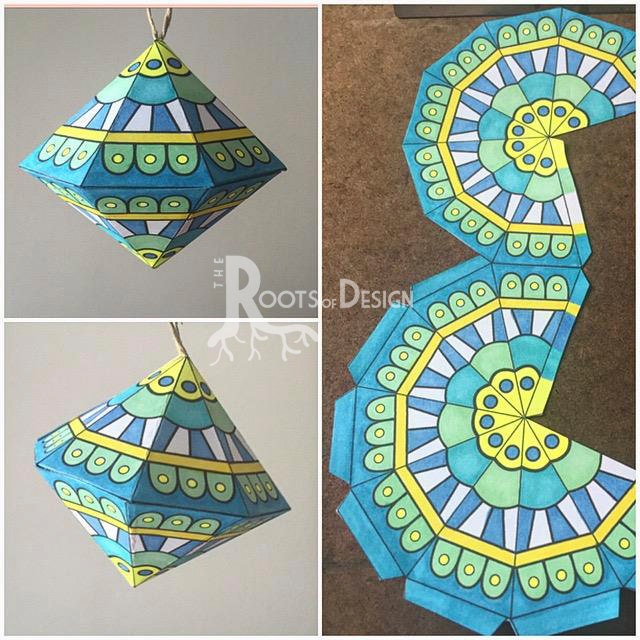 INSTANT DOWNLOAD Coloring Page Ornament Color Your Own - Etsy