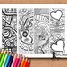 see more listings in the Coloring Bookmarks section